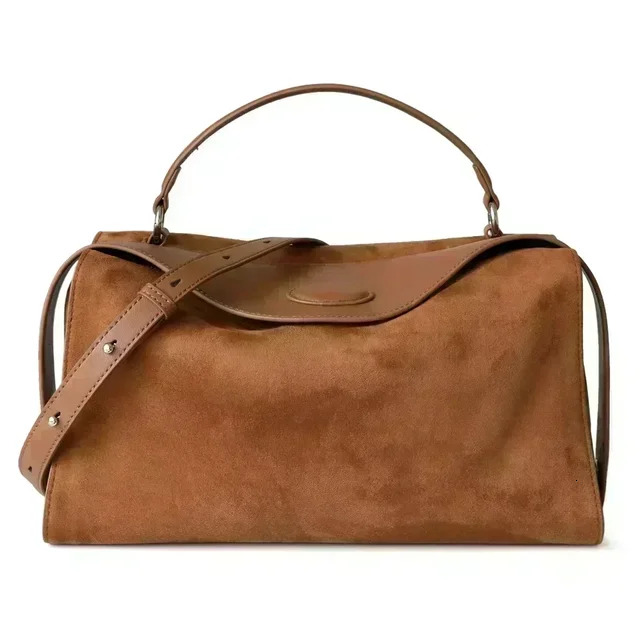 MS Leather Women Bags Crossbody Bag Soft Frosted Cowhide Boston Handbag Autumn New Daily Purses Casual Tote Genuine Leather