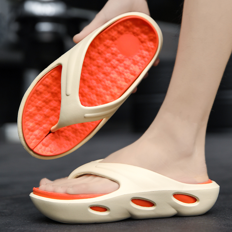 High Quality Men Women Indoor Outdoor Slippers Flip Flops Slides Beach Sandals Men Thick Soft Sole Home Slippers Casual Shoes
