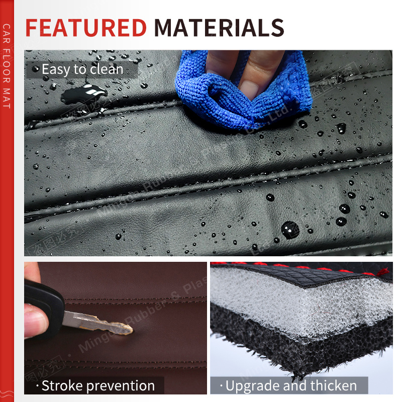 Custom Car floor mats for Ford Mustang 2011 2012 2013 2014 auto foot Pads automobile carpet cover interior accessories