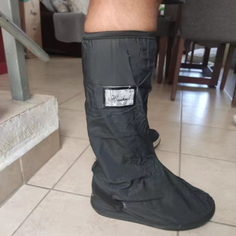Motorcycle boots, shoe covers, waterproof, non-slip, anti-fouling, anti-sand and dirt, high-tube motorcycle accessories 81752