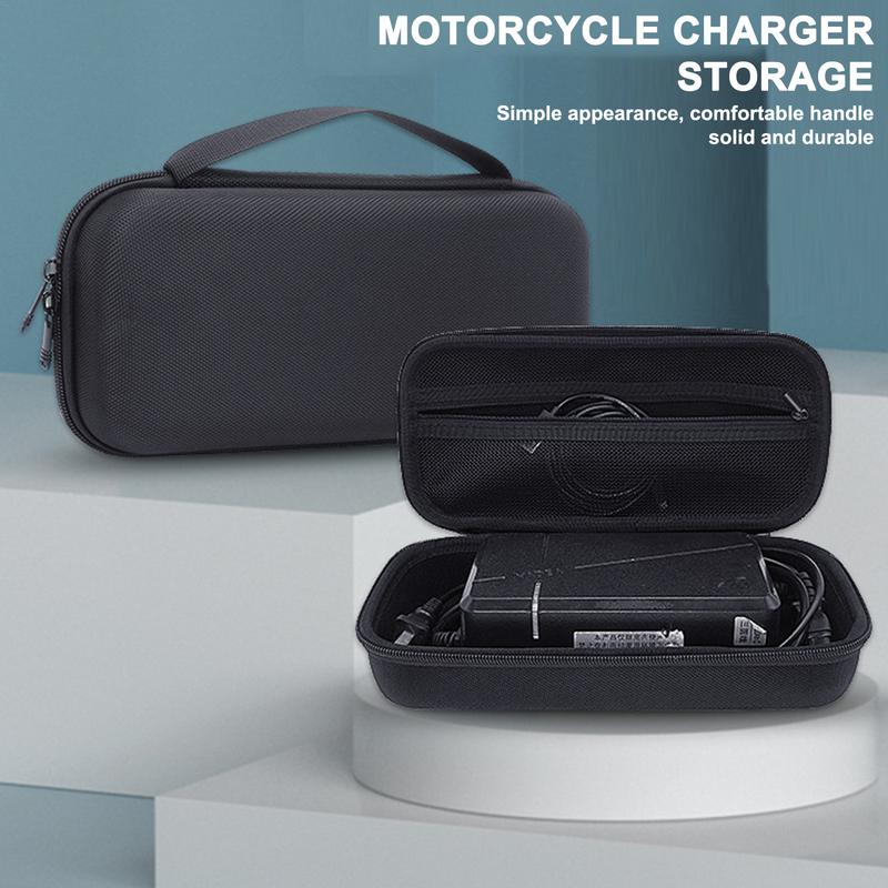 Charger Portable Hard EVA Storage Bag Easy Carrying Motorcycle Emergency Electric Car Bike Motor Power Case