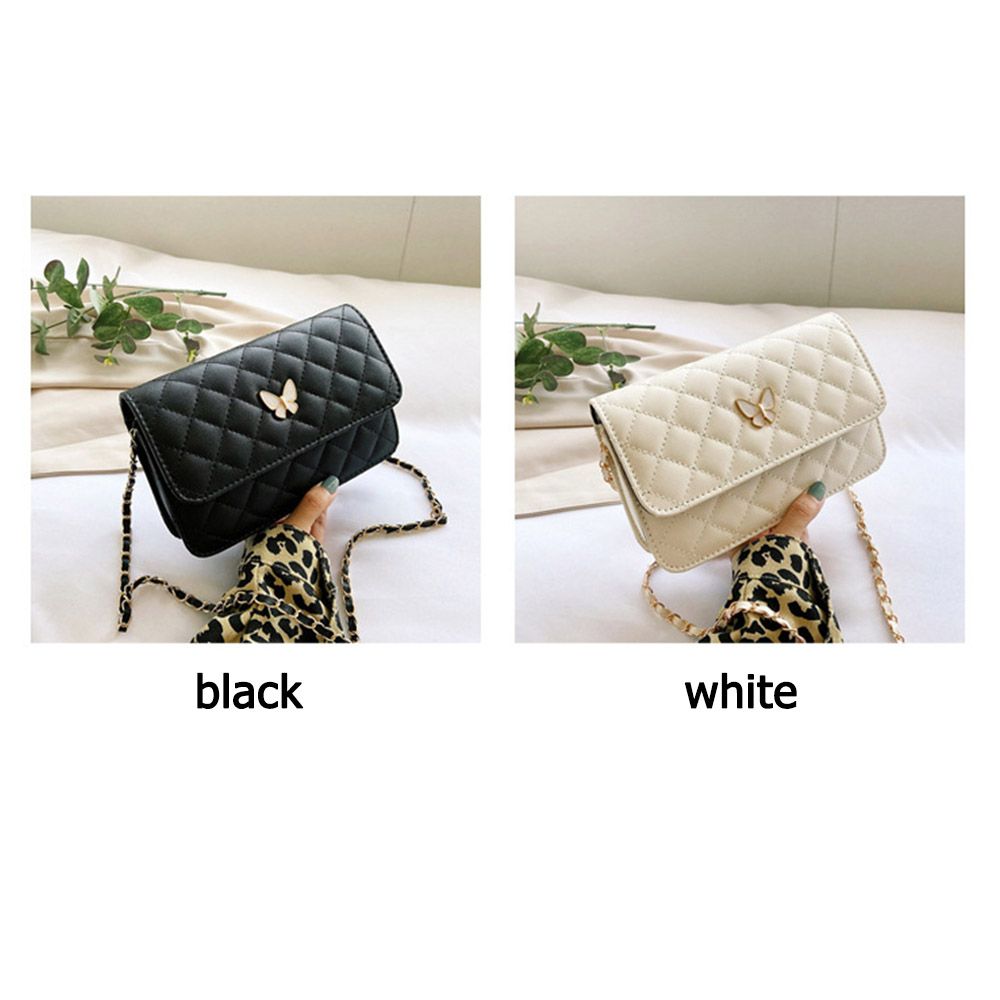 Classic Style Diamond Pattern Chain Bag PU Leather Shoulder Bag Women Trendy All-Match Crossbody Bag Mini Korean Style Small Bag