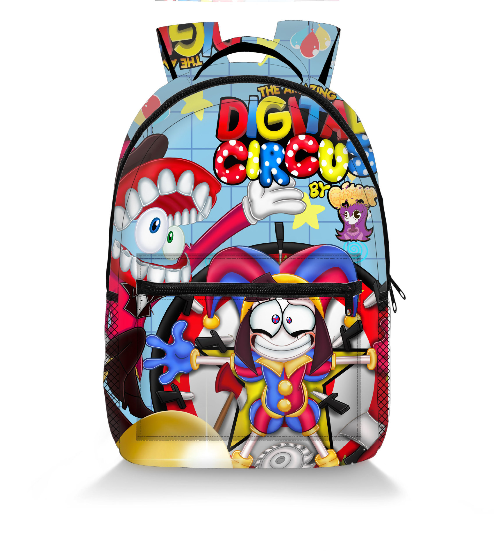 The Amazing Digital Circus Backpack Digital Circus School Backpack Multi Color Digital Circus School Bag Kids Christmas Gifts
