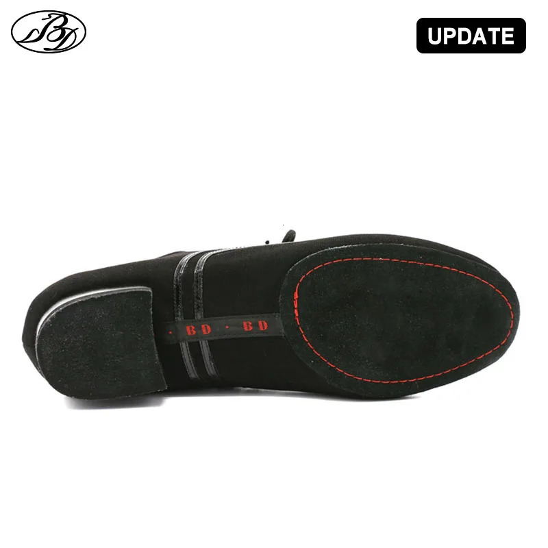 Mens standard dance shoes BD309 ballroom shoes canvas nap split style practice competition mens modern dance shoes 241111