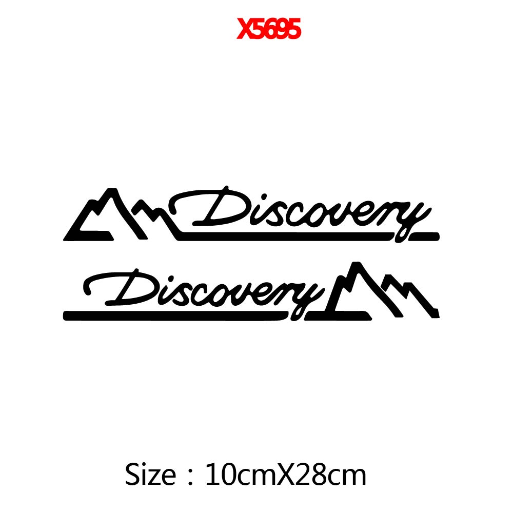 2 Pcs Mountain Discovery Vinyl Sticker For Car Door Side Decor Truck Stickers Pickup Body Decal
