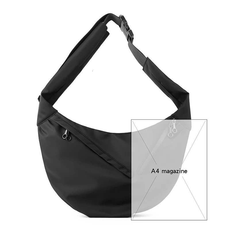 VC Minimalist ner Messenger Bags for Men Large Capacity Mens Chest Bag Waterproof Lightweight Nylon Sling Shoulder Man 241111