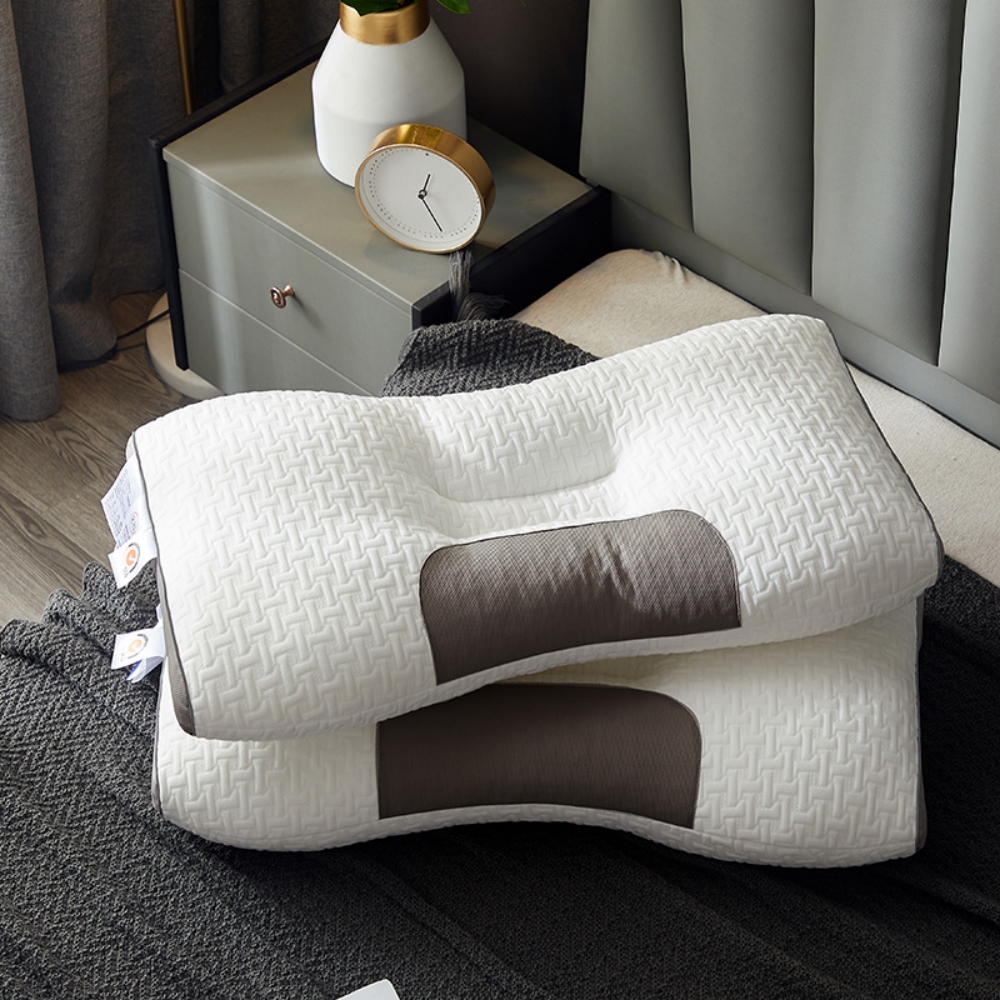 3D SPA Massage Pillow Cervical Orthopedic Neck Pillow To Help Sleep And Protect The Pillow Neck Soybean Fiber Massage Pillow