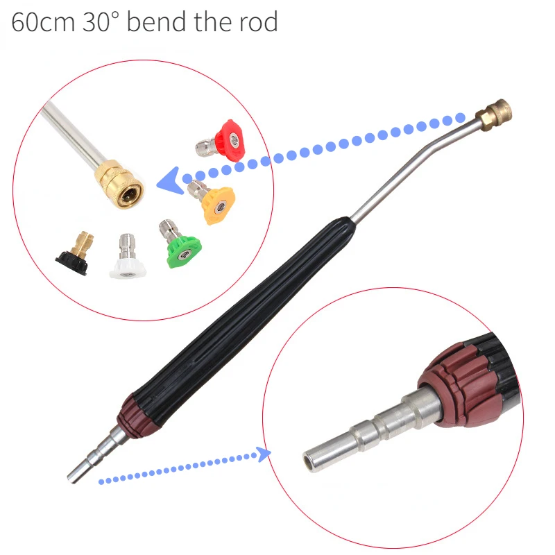 4000psi Snow Lance Water Foam Gun Kit for Nilfisk-Alto Kew WAP IPC Portotecnica Professional Pressure Cleaning hine