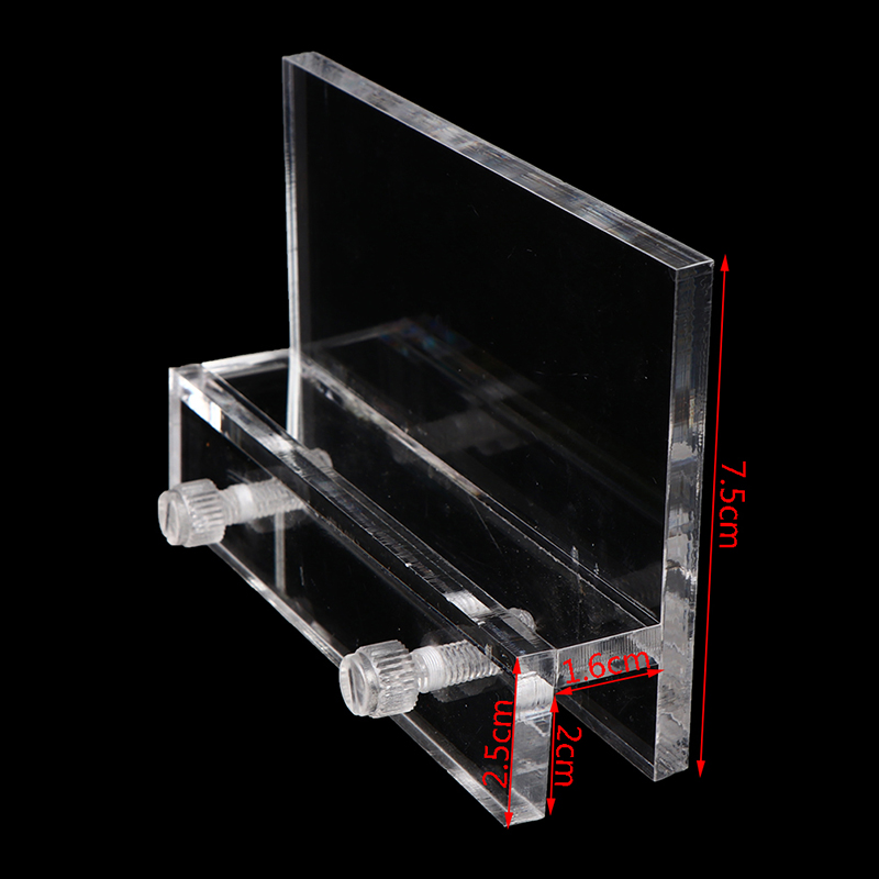 1PC Aquarium Clear Fish Tank LED Light Holder Lamp Fixtures Support Stands Hang Box Aquatic Fish Tank Lighting Accessor