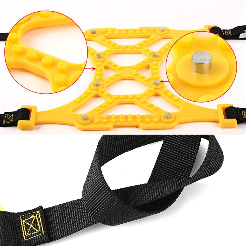 1pc Snow Chains Invisible Car Anti Slip Tire Chain Mud Tyre Wheels Anti-Skid Belt For Car/SUV/Truck Buckle