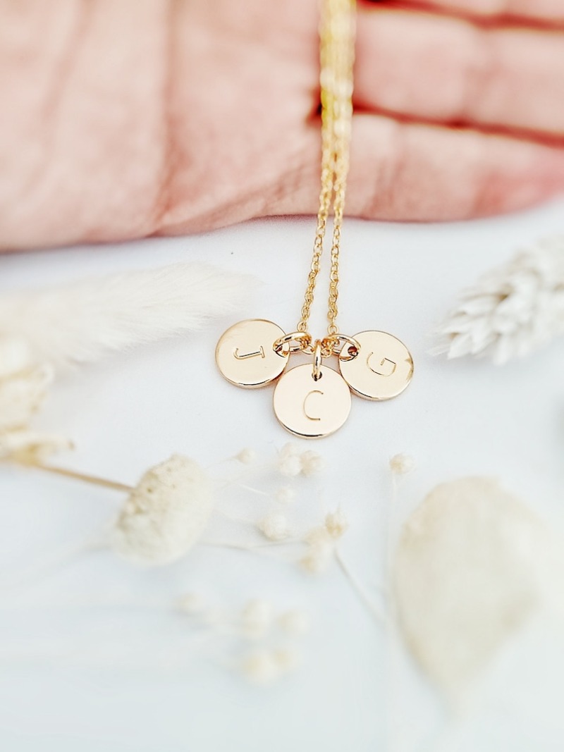 Chain For Man Gold Filled Letter Personalised Initial Valentine's Day woman necklace Her Necklace Women Birthday Anniversary Mum Gift Crystal