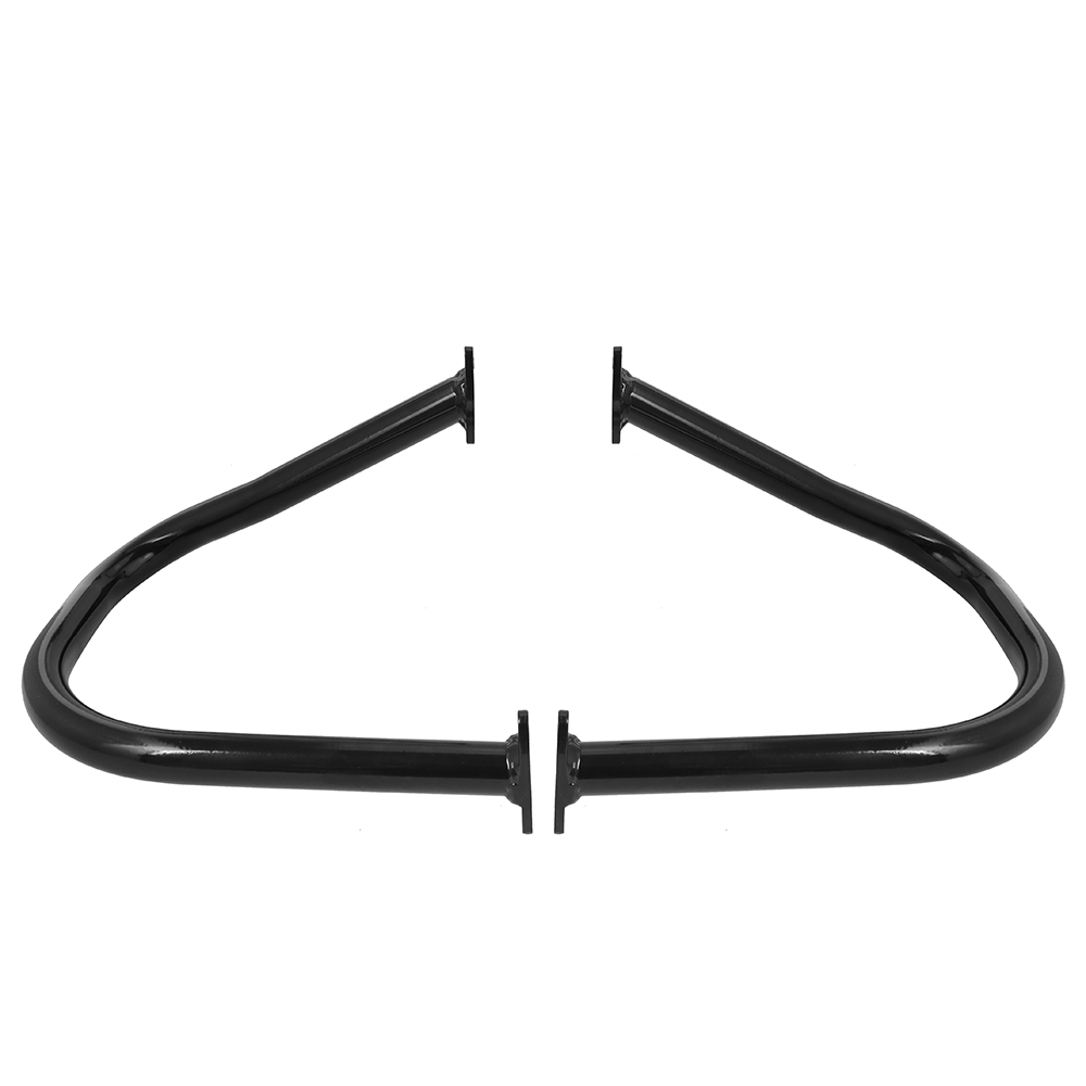 Black/ Chrome Motorcycle Rear Highway Bars Saddlebag Rail Guard Bumper For Indian Chief Vintage Chieftain 14-19 Roadmaster