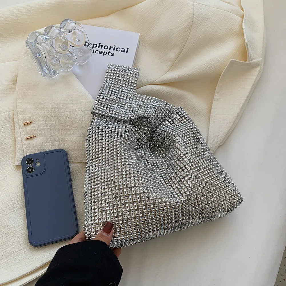 Women Bags Fashion Sequins Woven Bag Female Sparkly Evening Party Travel Holiday Shoulder Lady Handbag 241112