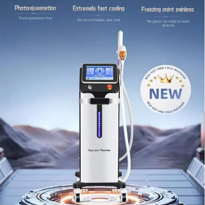 Best 808 Diode Laser And Pico 2in1 Beauty Equipment 3 Wave Diode Laser Hair Removal Non-invasive 5 Tips ND YAG Laser Tattoo Removal Machine