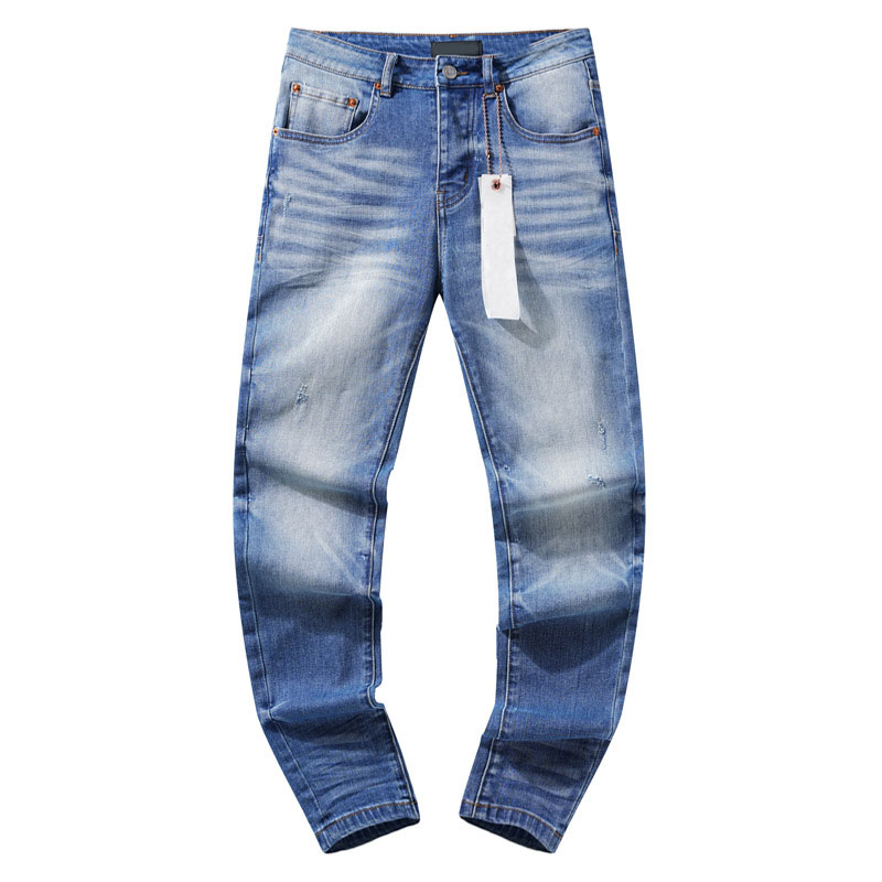 Men's Jeans Black American Retro Instagram Influencer Design Casual Y2k Tight Height Street Jeans