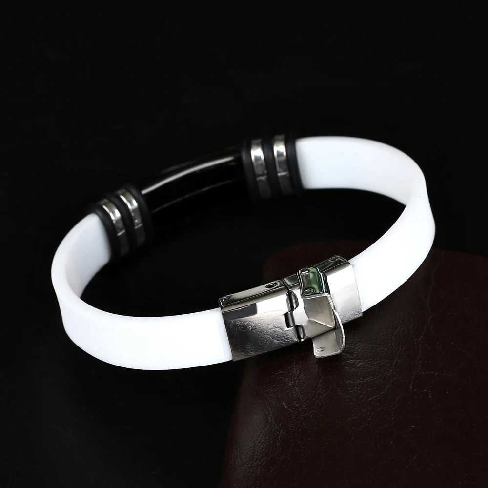 2024 Trend Personalized Jewelry Stainless Steel Smooth Gloss Sile Bracelet Mens Retro Titanium Steel Cuff Bracelet Pulseir W241111