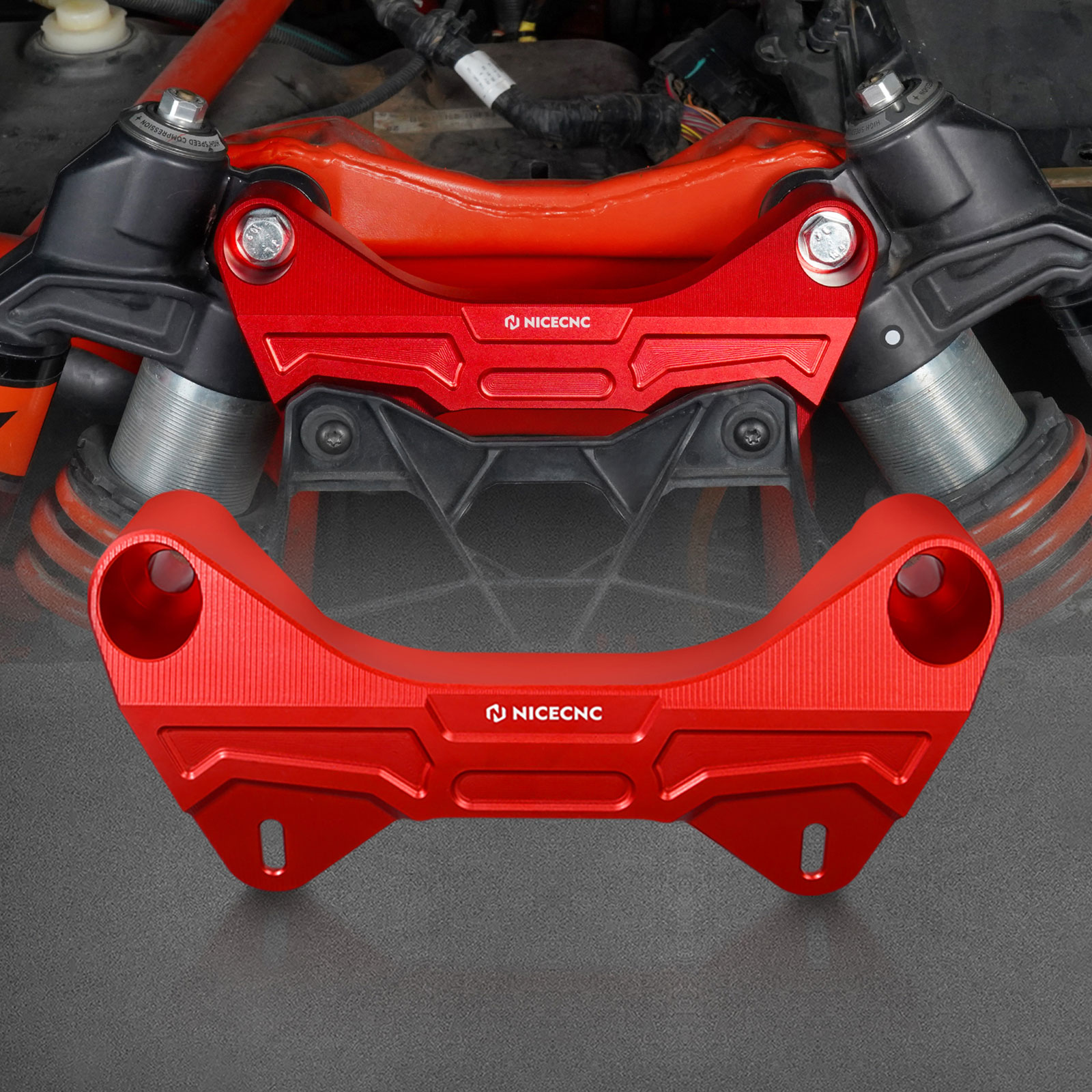 For Can-Am Maverick X3 Front Upper Shock Brace R 4x4 Turbo DPS Max 2017-2022 7075-T6 Billet Aluminum UTV Accessories