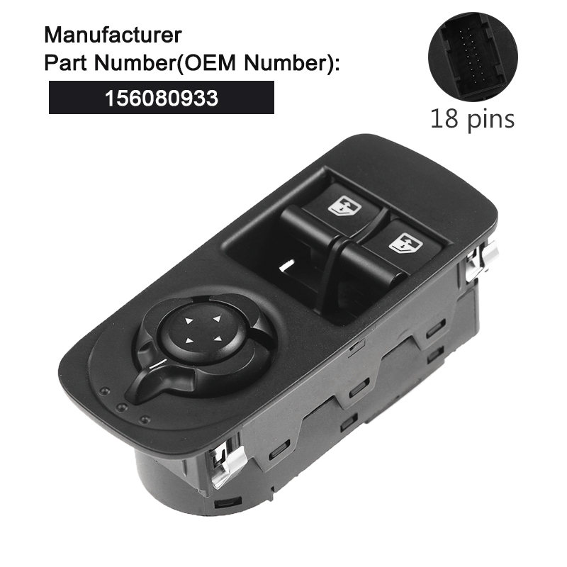 New 156080933 156085172 156083273 Window Switch High Quality Car Accessories For ALFA ROMEO Mito 955 2008-2018