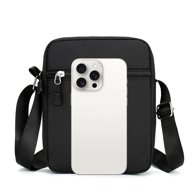 Simple Casual Mini Crossbody Bag Men Nylon Small Shoulder For Oxford Black Messenger Side Sling Husband Chest 241111