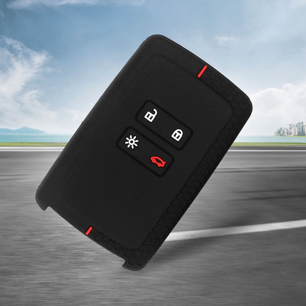 Silicone Car Key Case For Renault Captur Koleos Kadjar Zoe Arkana Espace Clio Megane Grand Scenic Sandero Dacia Duster Card 730f3 5