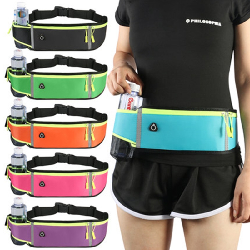 Running Bag Waist Bag Sports Phone Bag Men Women Waterproof Gym Bag Hold Water Cycling Phone Case Running Belt Portable 45e77