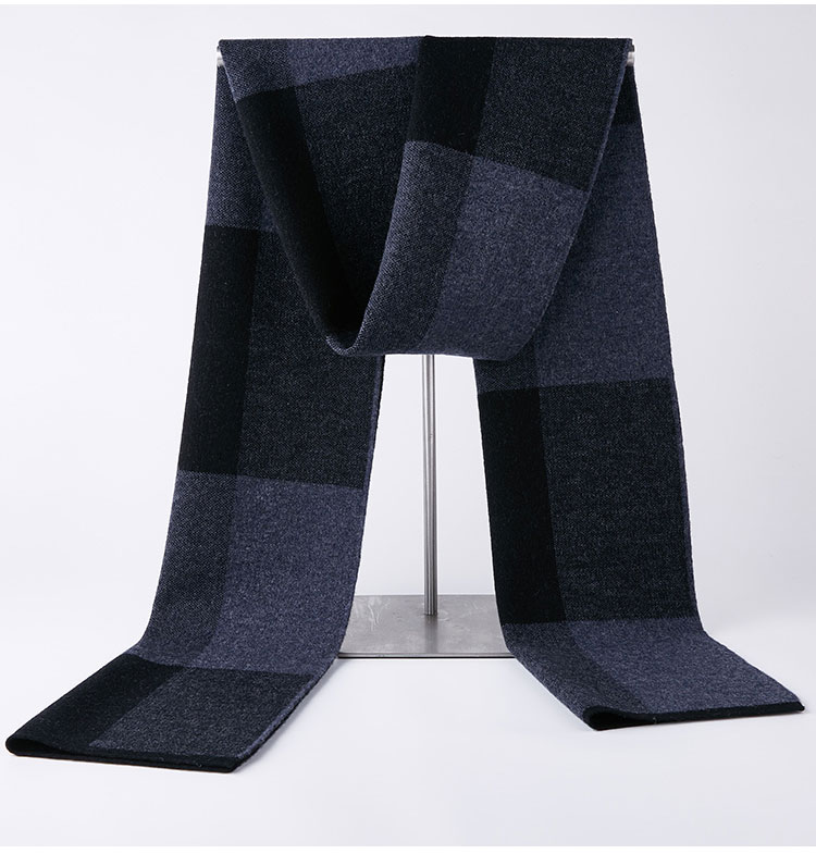 Classic Autumn & Winter Warm Plaid Men Cashmere Scarf Scarves High Quality Real Wool Soft Striped Long Scarf c4218 5 2988c