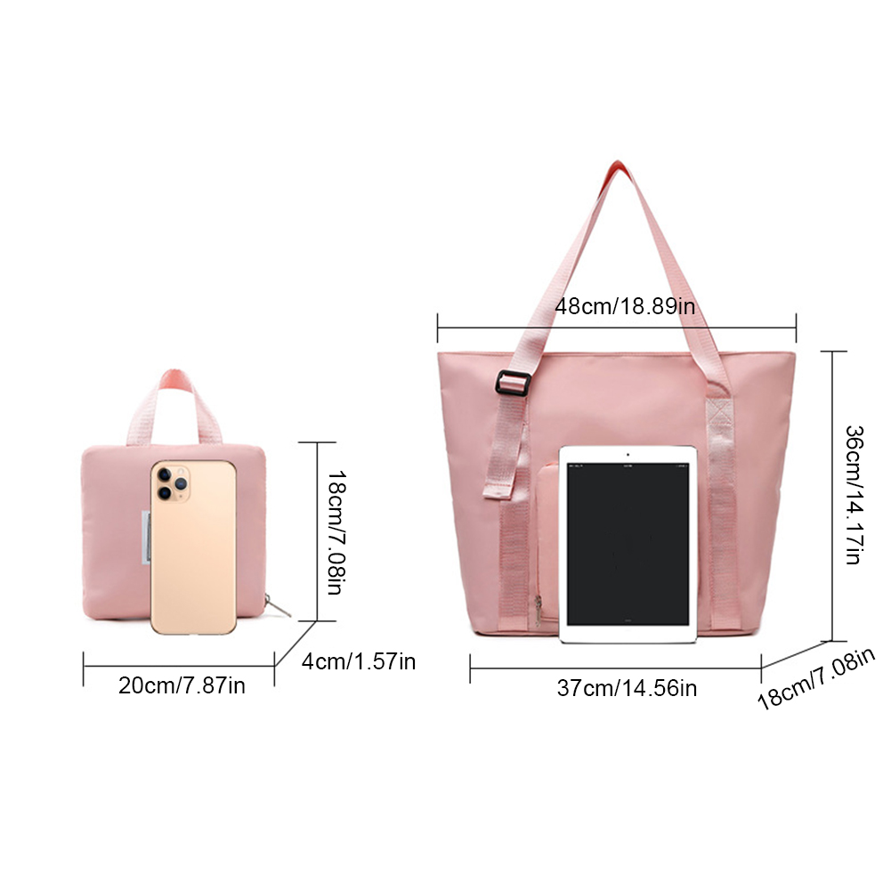 Oxford Cloth Shoulder Bag Designer Tote Bag Large Capacity Handbag Casual Underarm Bag Folding Travel Bags Hand Lage a9a37
