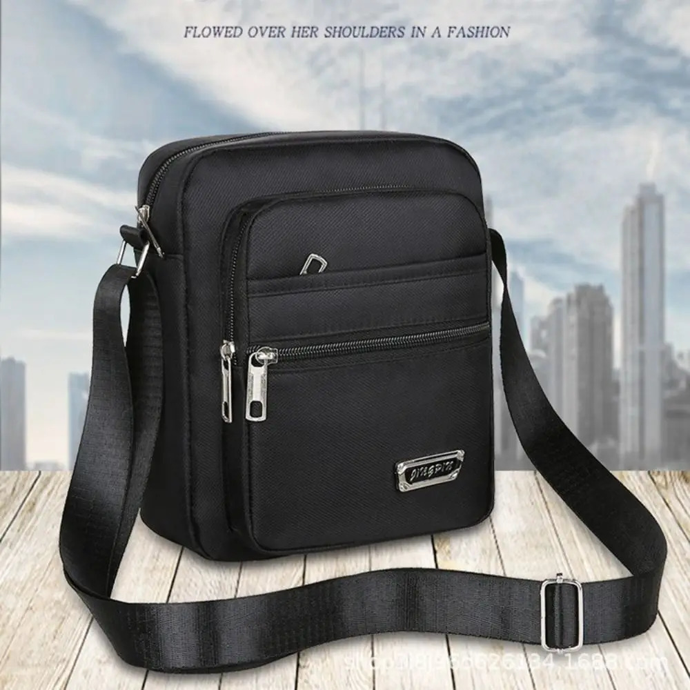 Men Crossbody Bags Male Nylon Shoulder Boy Messenger Man Handbags for Travel Casual Large Satchel Grey 241111