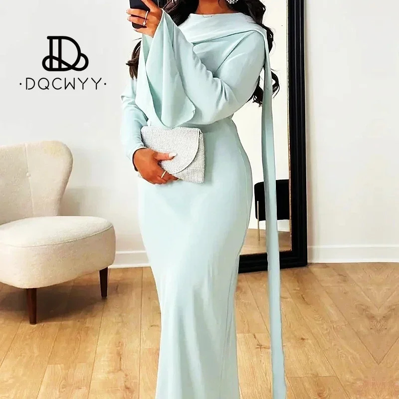 Womens Spring Elegant Dress Womens Long Shoulder Strap Loose Solid Color Casual Long Dress Womens Clothing 241112
