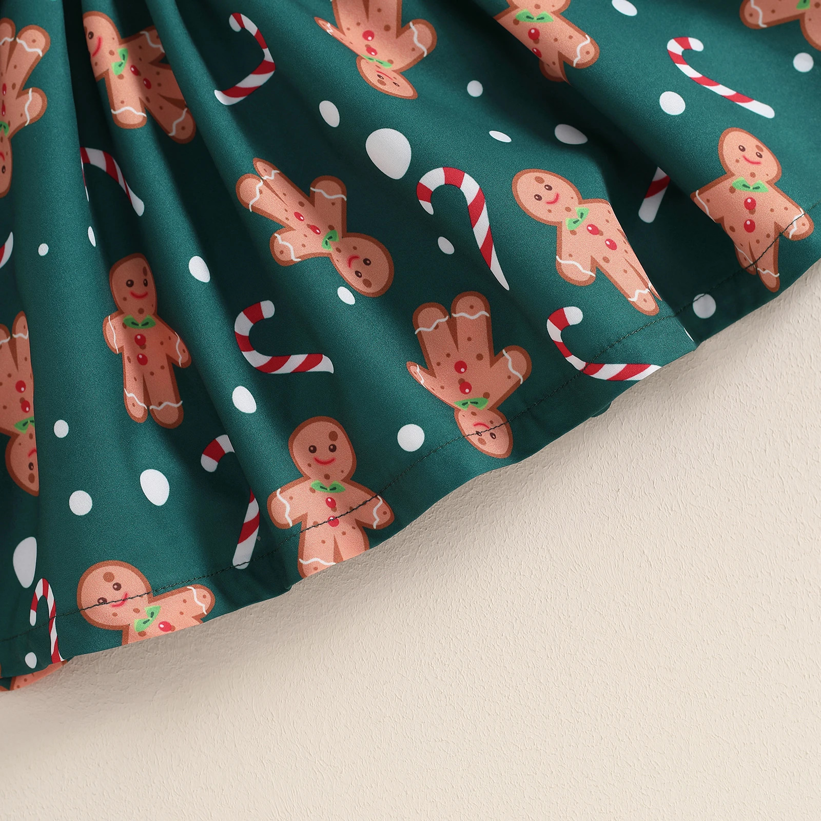 MISOWMNJOY Christmas Infant Girls Dress Cute Fall Baby Clothes Plaid Bow Long Sleeve Ribbed Ruffle Overall Dress Headband Outfit 241111