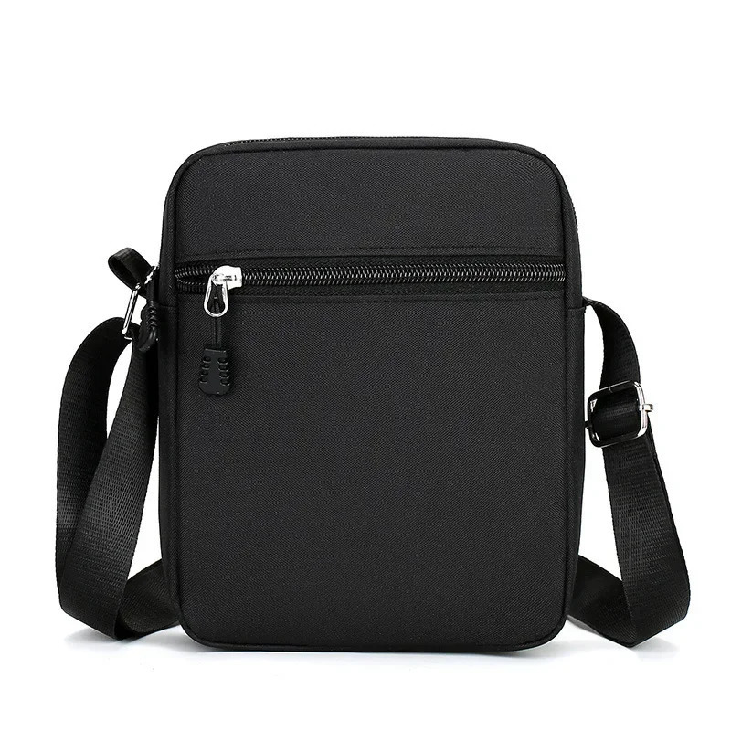 Oxford Shoulder Bag Durable Mini Black Mobile Phone Waist Pack Men Crossbody Bags Man Handbag bolso de mano 241111