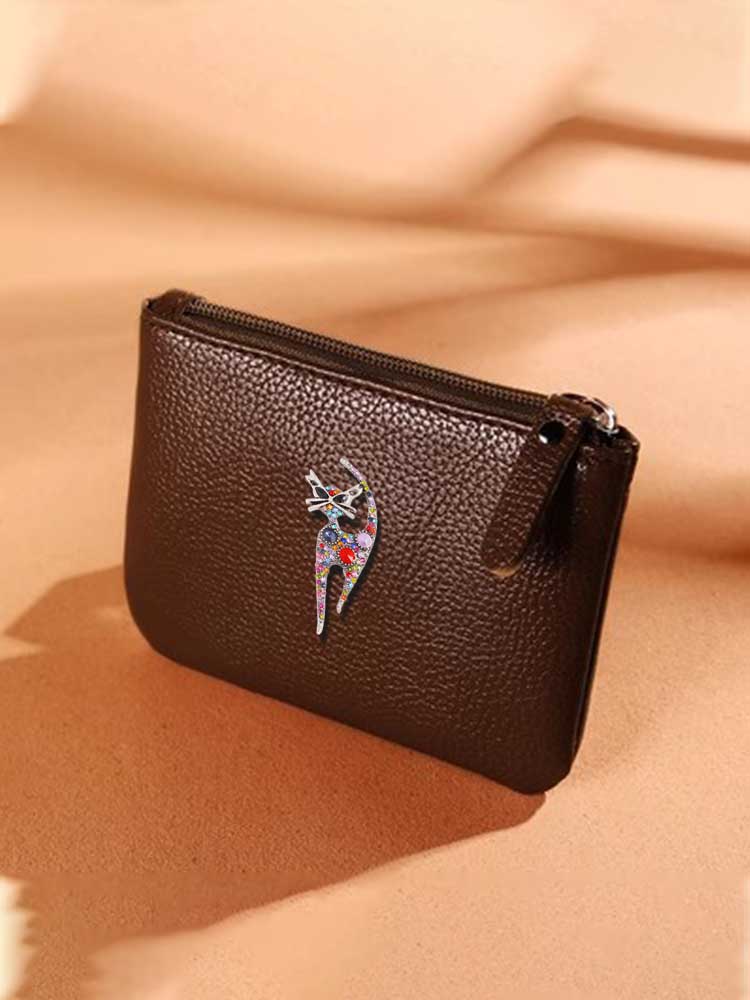 Women's Key Wallets - PU Quality Scratch-Free Design Modernism Luminous Sphere Decor e18ab