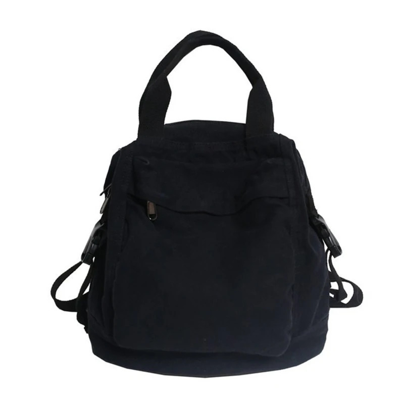 University backpack for women Harajuku cute retro canvas bag womens laptop fashionable fabric student backpack womens travel youth bag 241111