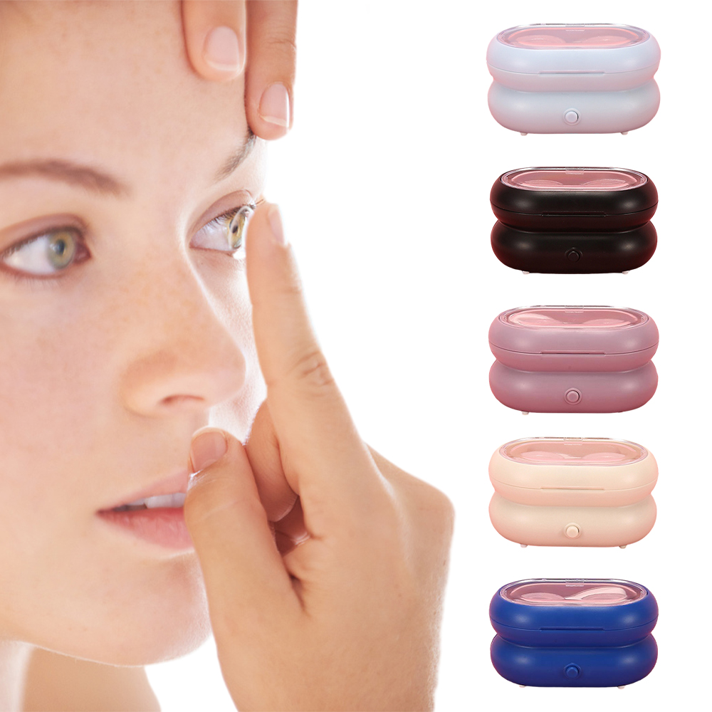 Contact Lens Ultrasonic Cleaning hine Beauty Pupil Storage Cleaning Container Washer Contact Lens CleanerTravel Portable New b2bc8