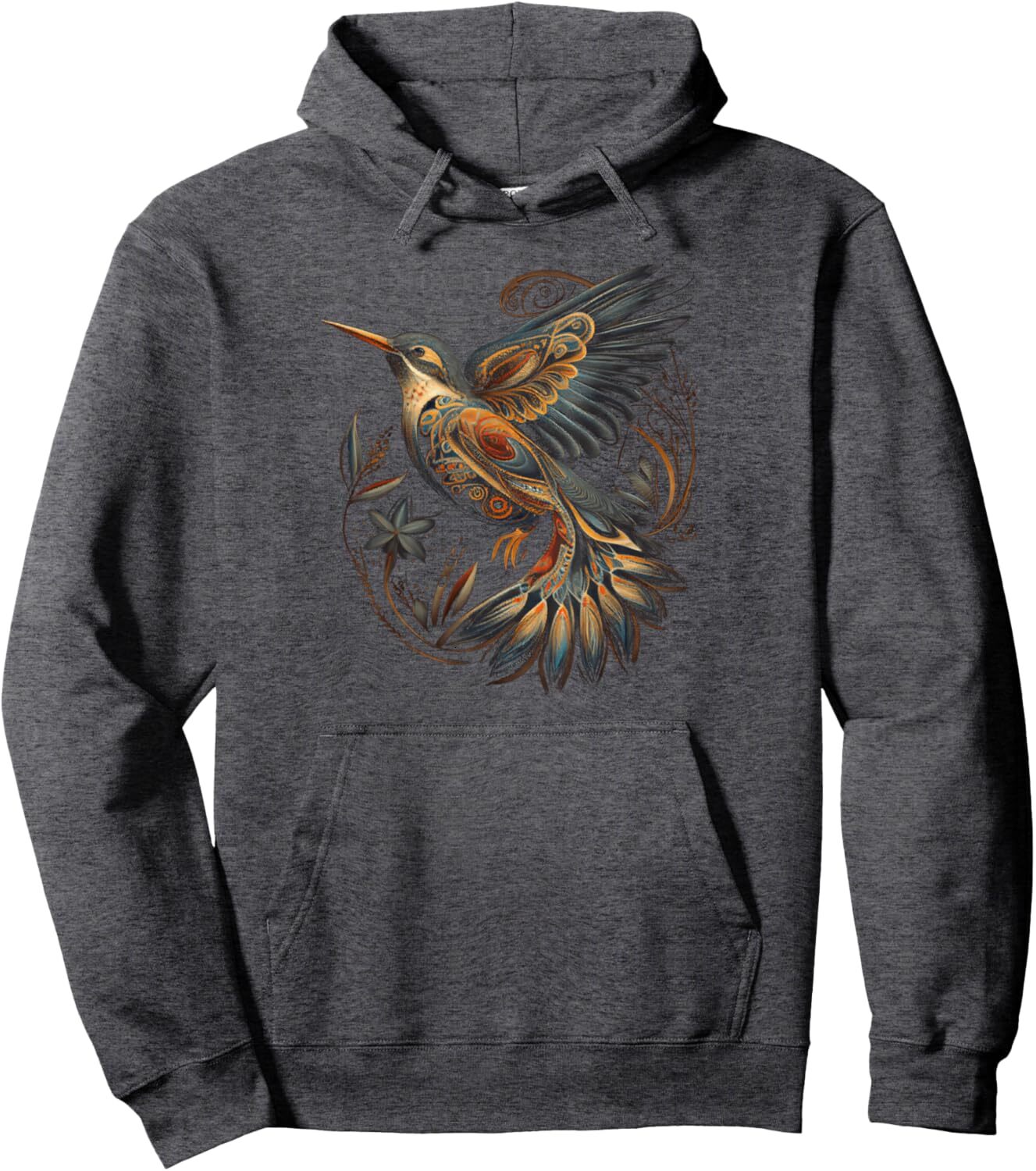 Hoodie for Mens Womens Hummingbird Tribal Graphic Pullover Hoodie Graphic Hoodies sweatshirt