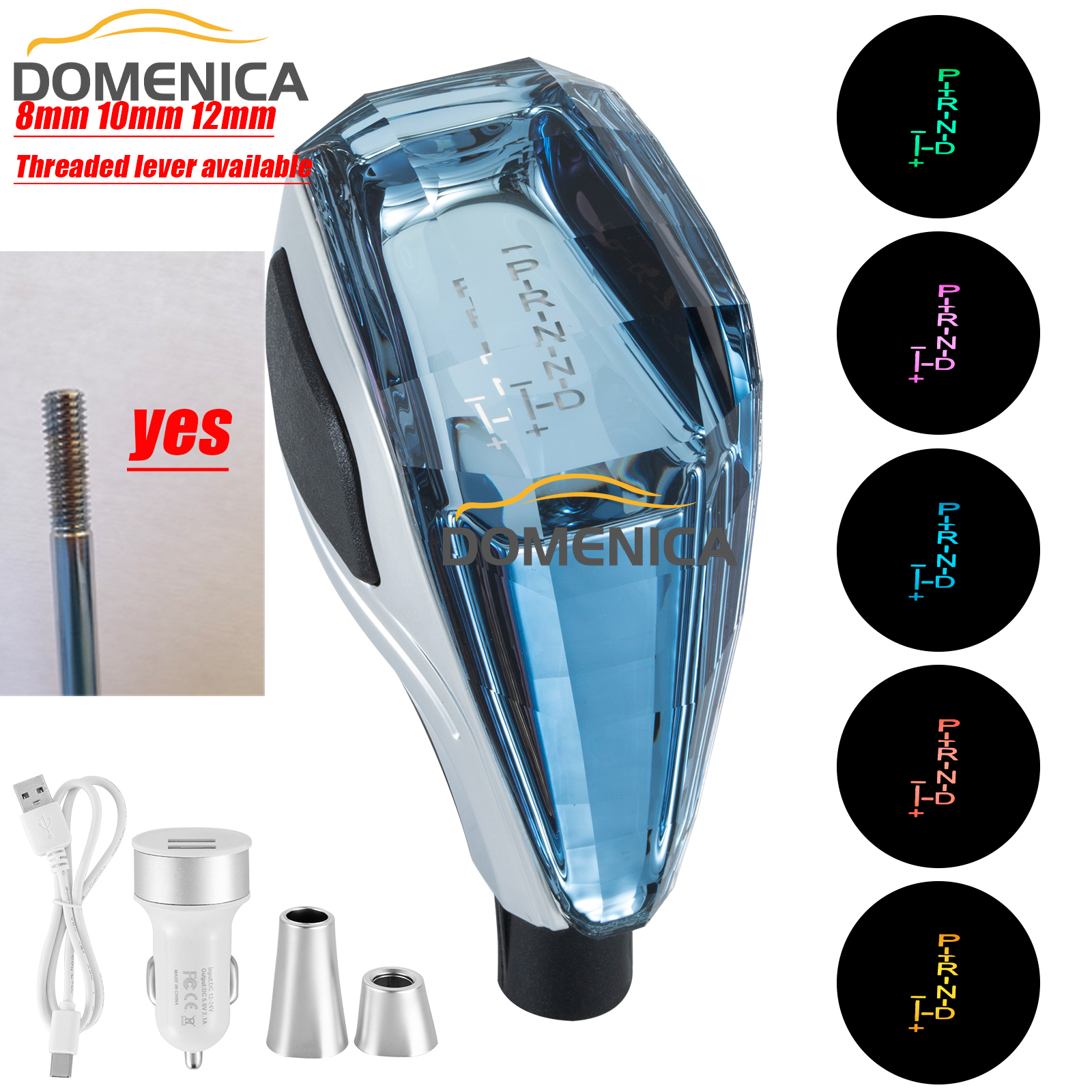 Crystal Gear Shift Knob For VW Audi Toyota 5/6 Speed Lever MT AT Car Universal Accsesories Interior Replacement Parts 53b86