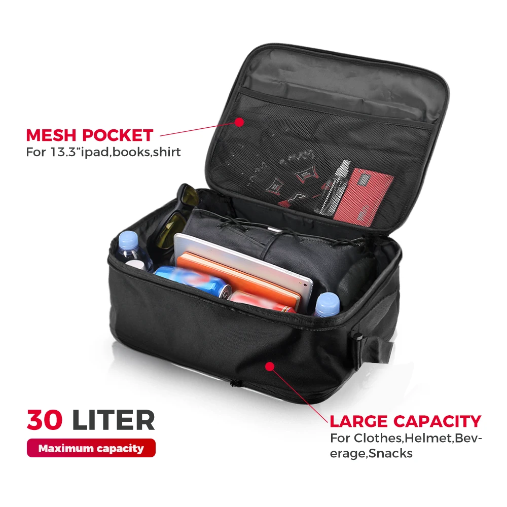 KEMIMOTO Motorcycle Black Lage Side Inner Bag For R1200GS LC Adventure F750GS R1250GS F850GS Vario Case