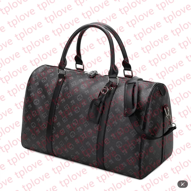 s Fashion Duffel Mens Designer Travel Clutch on Lage Bag Man basketball totes keepall 55CM Clear Handbag Women Duffle Bags