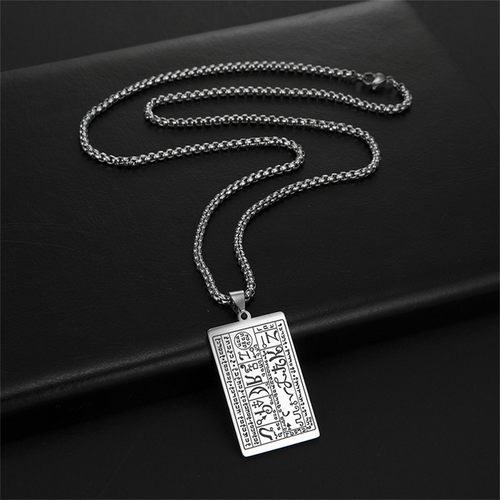 EUEAVAN The First Seal th and Books of Moses Necklaces Mystery Wicca Amulet Greatest Fortune Long Life Jewelry Gifts 5