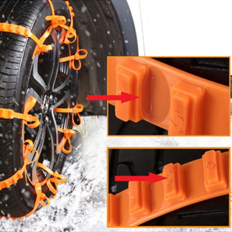Winter Chain Antiskid Car Motorcycle Outdoor Snow Tire Emergency Anti-Skid Tyre Chains Auto Accessories