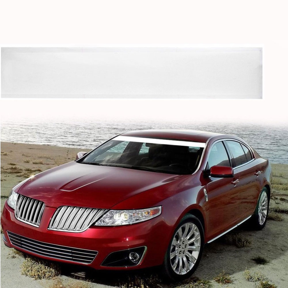 For A90 car windshield vinyl decals racing stripes sun visor decorative decal pulling