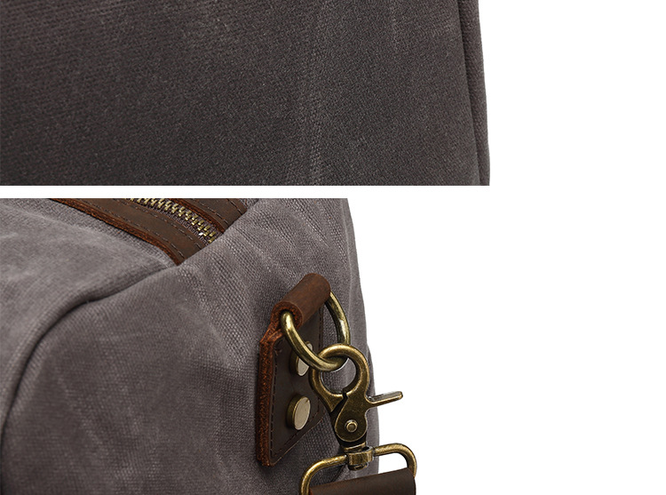 Wax Canvas Duffel bag travel bag casual man bag single shoulder messenger travel bag ea571