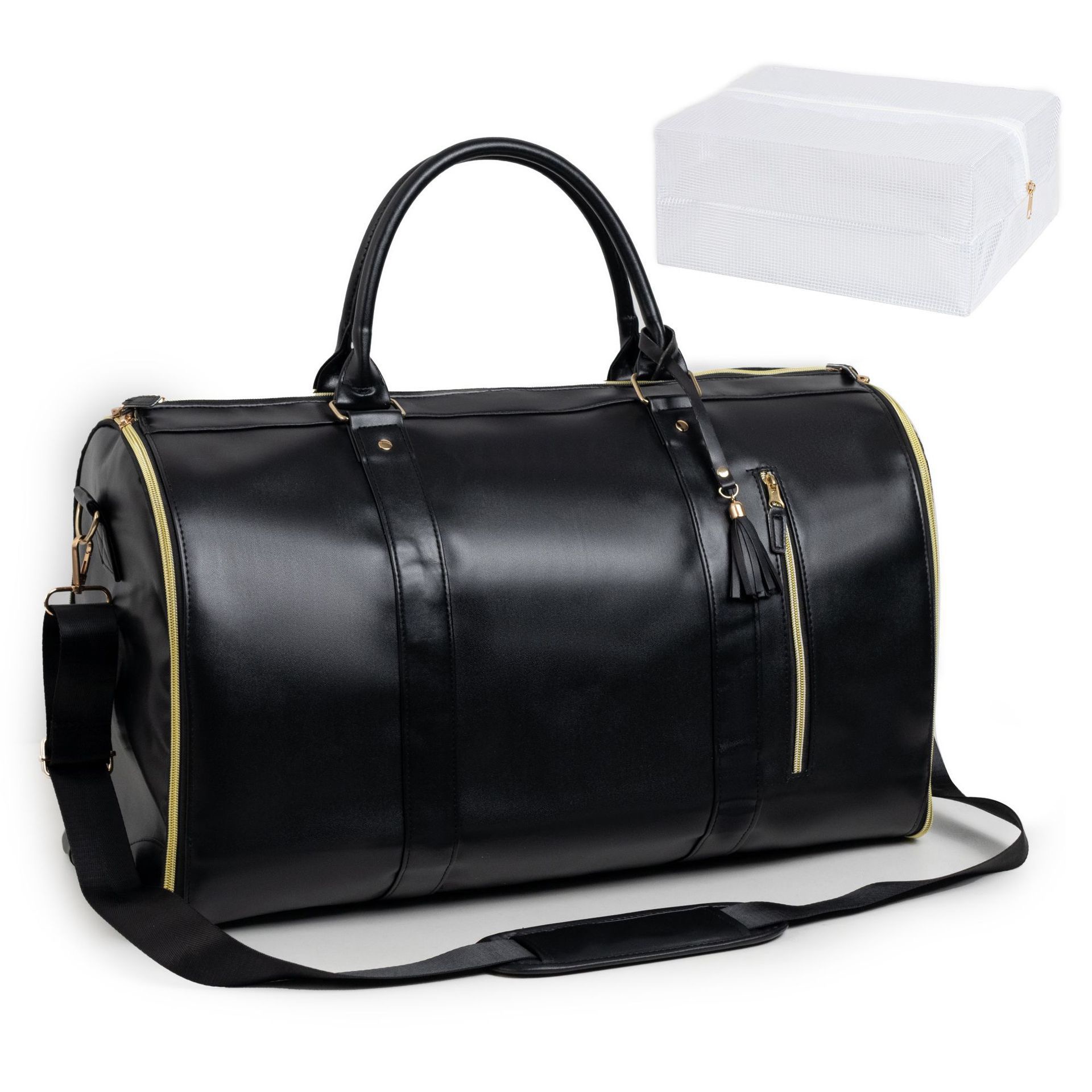 75L Large Capacity PU Foldable Travel Bag Lightweight Traveg Duffel for Women Men Tote New Carry On Lage 240809