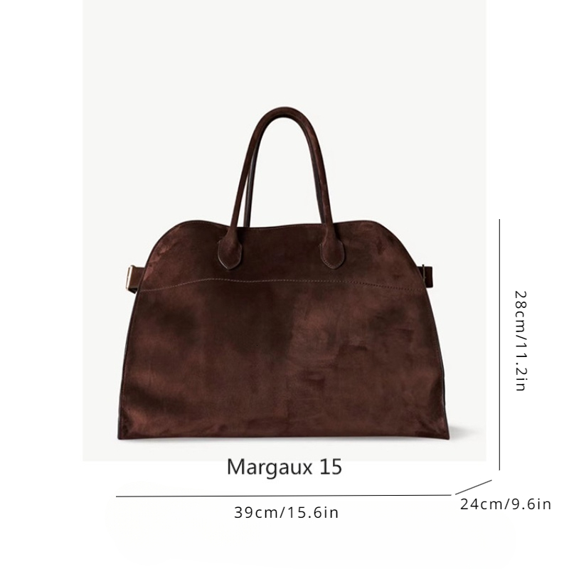 Design Handbag Leather High-Capacity Commuting Bag, Cowhide Suede Briefcase Genuine Leather Formal Style
