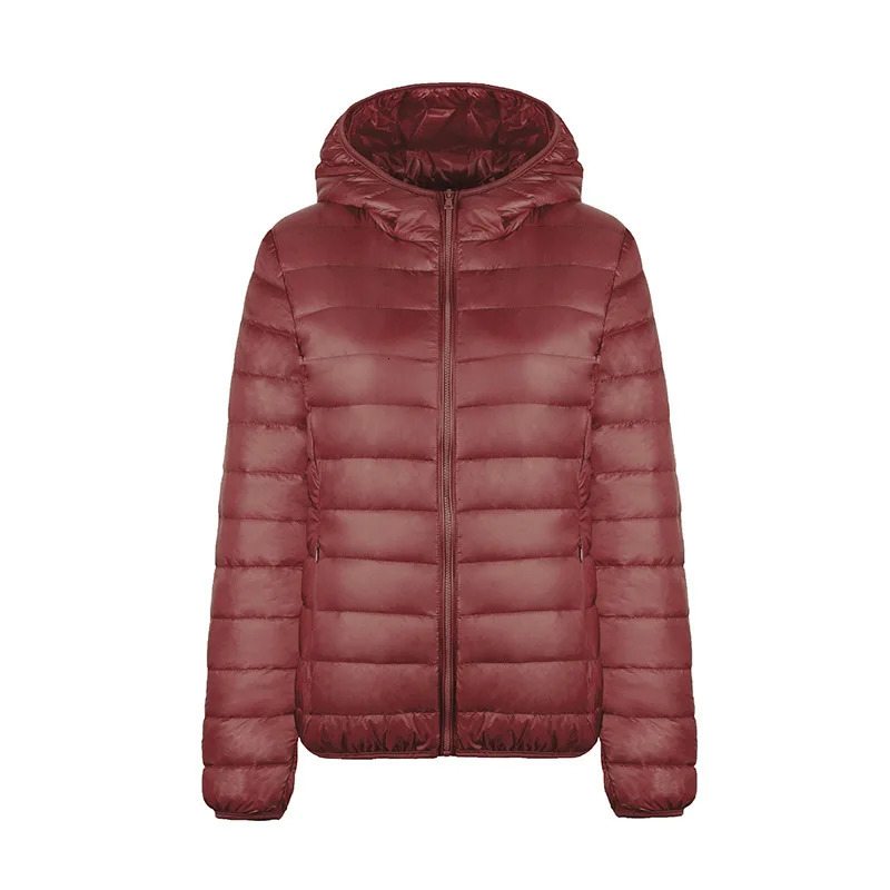 Hoody Duck Down Jacket Womens Fashion Puffer Jacket Autumn Zipper Ultra Light Warm Jacket Womens Jacket Outdoor Portable XXXL Down Jacket Winter 24111