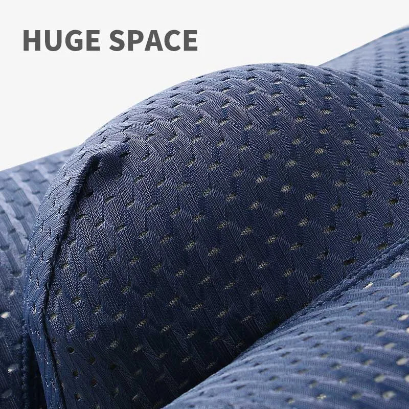 MiiOW Mesh Mens Boxing Shorts Ice Silk Boxing Underwear Breathable Graphene Antibacterial Mens Underwear Calzoncillos 241112