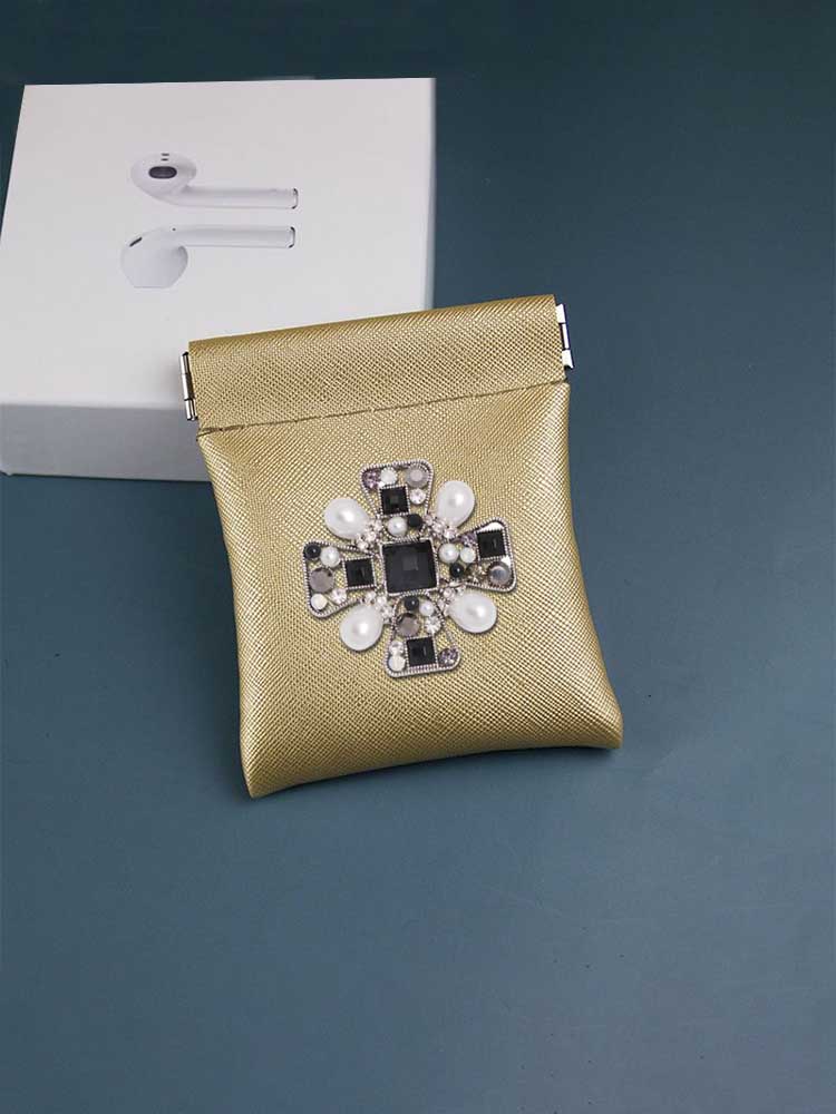 Key Wallets Simple PU - Ultra-Thin Coin Pouch Modernism Luminous Sphere Decor 68d05