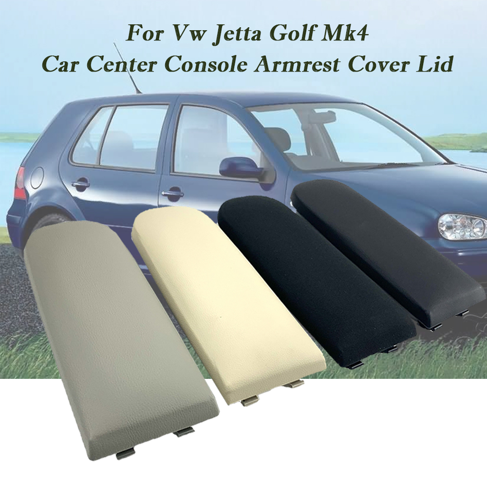 For Jetta Golf 4 Bora Beetle Passat B5 Vw Polo 6R Leather Car Center Console Armrest Cover Lid 1PC