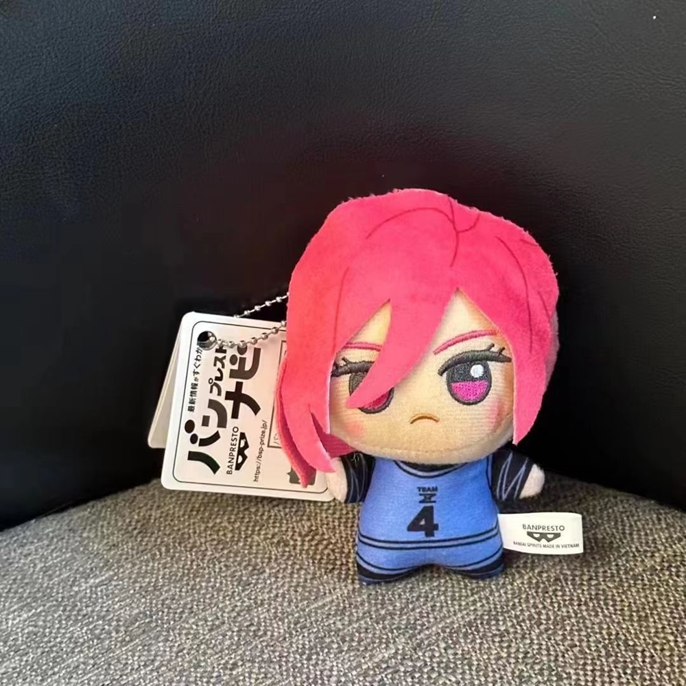 Blue Lock Plush Isagi Yoichi Nagi Seishiro Bachira Meguru Mikage Reo Anime Cosplay Pendant Keychain Stuffed Doll Kids Gift