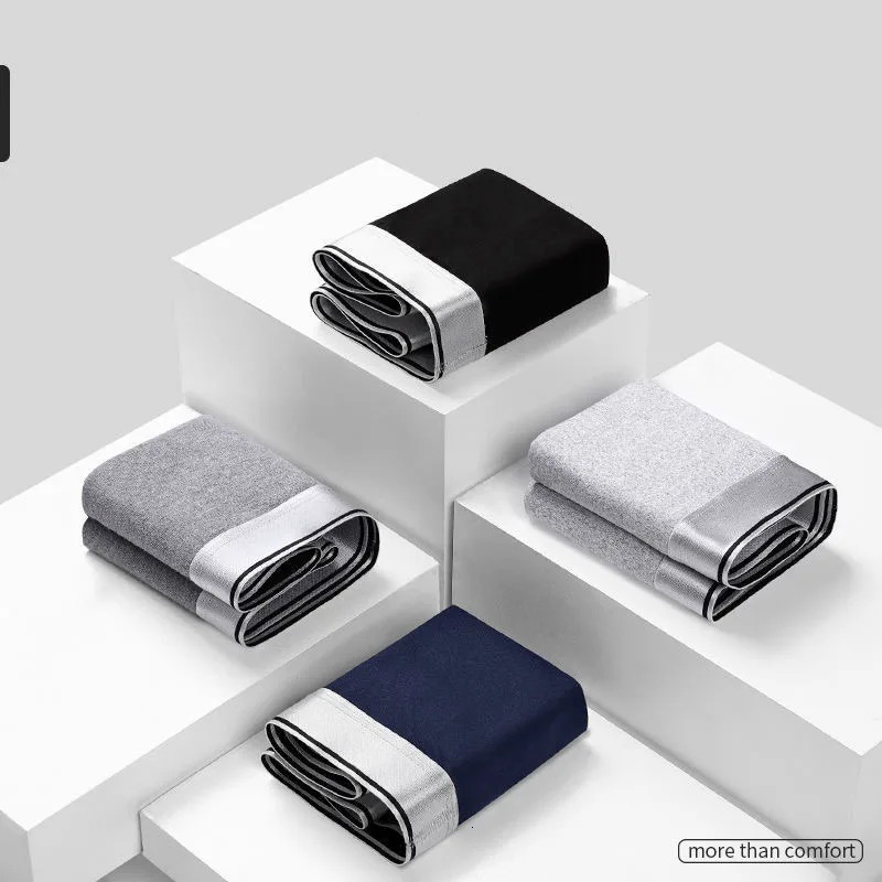 Boxer Male Underwear Mens Underwear Breathable and Sexy Boxer Solid Underwear Comfortable Plus Size Boxer Horses Lot L-5XL 241112